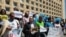 Демонстрация в Тбилиси в поддержку похищенного азербайджанского журналиста
