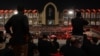 Mourners gather to pay tribute to Iran's late supreme leader Ayatollah Ali Khamenei at the Grand Mosalla on the second day of funeral ceremonies in Tehran.