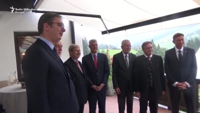 Predsednici Srbije i Kosova stigli u Alpbah