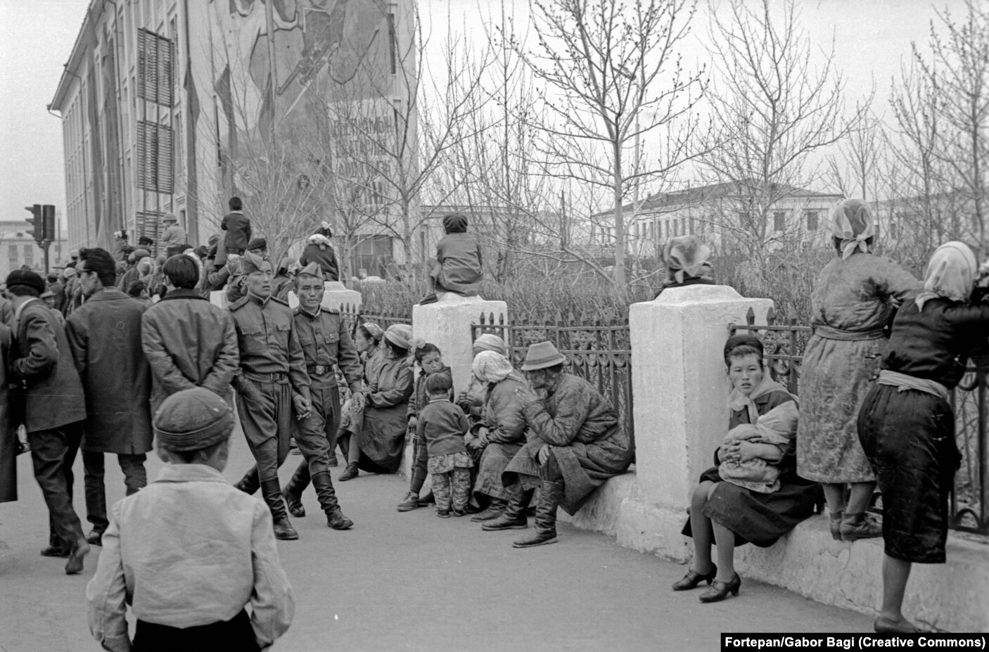 Një rrugë në Ulan Bator në vitin 1969.