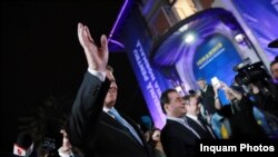 Președintele Klaus Iohannis după victoria în primul tur al alegerilor, București, 10 noiembrie 2019