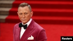 Daniel Craig, la premiera ultimului film cu James Bond „No Time To Die”, Royal Albert Hall, la Londra, 28 septembrie 2021.