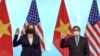 Vicepreședintele american Kamala Harris îl întâlnește pe prim-ministrul vietnamez Pham Minh Chinh, Hanoi, Vietnam, 25 august 2021