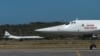 Two Russian Tu-160 strategic bombers are shown at Maiquetia International Airport, just north of Caracas.