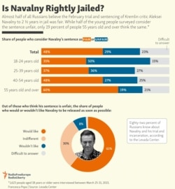 INFOGRAPHIC: Is Navalny Rightly Jailed?