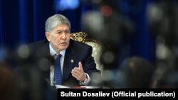Президент Алмазбек Атамбаев 