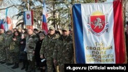 Члены формирования «народное ополчение» Крыма
