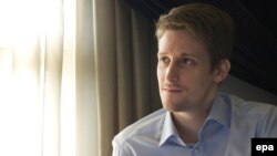 An undated photo made available by the Right Livelihood Award organisation in Stockholm, Sweden 24 September 2014 of fugitive US intelligence contractor Edward Snowden who is a co-winner of the 2014 RLA award.