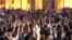Second Night Of Protests Outside Georgian Parliament video grab 1