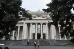 Пушкинский музей в Москве в последний день перед закрытием до середины января. 13 ноября 2020 года