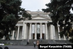 Пушкинский музей в Москве в последний день перед закрытием до середины января. 13 ноября 2020 года