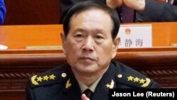 د چین دفاع وزیر جنرال ويي فینګ