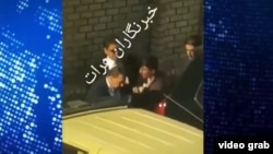 Footage posted on social media appears to show President Ashraf Ghani’s personal bodyguards dragging a civilian into a military vehicle in Herat on December 13.