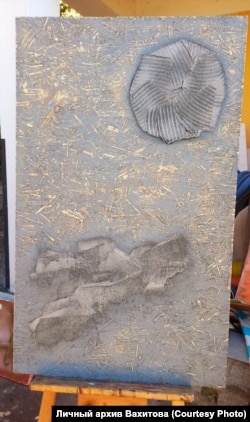 Картина под названием "Харп", посвященная Алексею Навальному