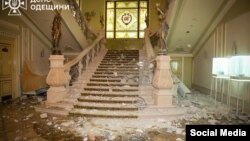 Штета предизвикана од ракетен напад врз Одеса
