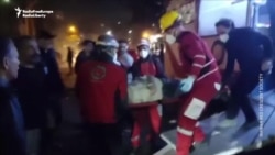 Red Crescent Crews Conduct Rescue Operations In Areas Targeted By Air Strikes In Tehran