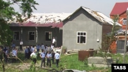 The site of an attack on President Yunus Bek Yevkurov near Nazran, 22Jun2009