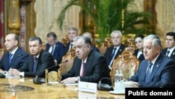 Таджикско-российская делегация в Душанбе. 9 октября 2025 года