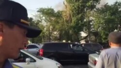 Бишкекте белгисиз топ менен күч кызматкерлери атышууда