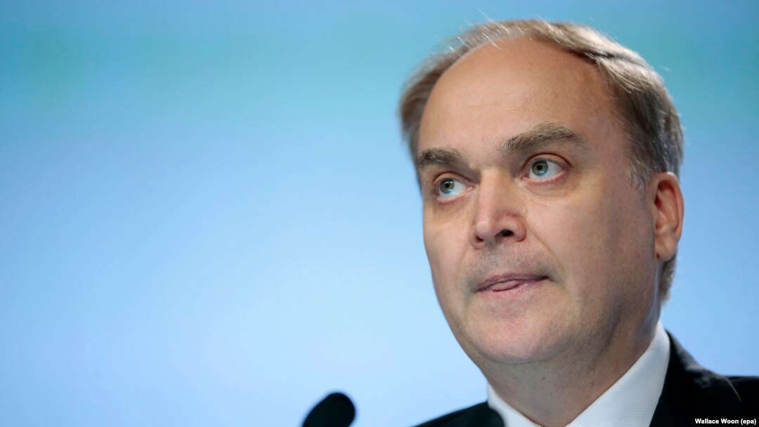 Russia's new ambassador to the United States, Anatoly Antonov will remain on the EU sanctions list as no country asked for his removal. (file photo)