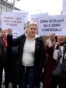 Moldova, A group of residents from the Rascani district protested at Chisinau City Hall against the reconstruction of a High School stadium