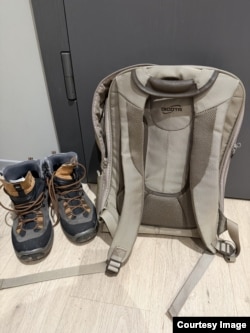 Рюкзак, с которым Кунис покинул Россию