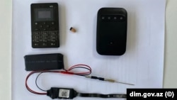 Müsadirə olunmuş texniki cihazlar 