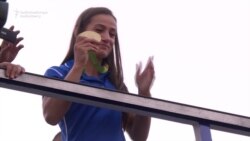 Kosovo Welcomes First Olympic Medalist On Return From Rio