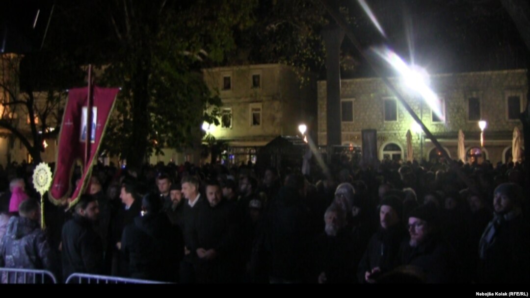 Protest je održan na Trgu Slobode u Trebinju