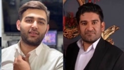یعقوب کریم‌پور (راست) و ناصر بکرزاده