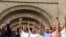 Armenia -- Opposition members set free in a general amnesty greet thousands of supporters rallying in Yerevan on July 2, 2009.