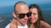 Married Russian deserters Alisa and Sergei Sadovnikov.