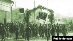 Manifestația militarilor ruși la Iași, 18 aprilie/1 mai 1917