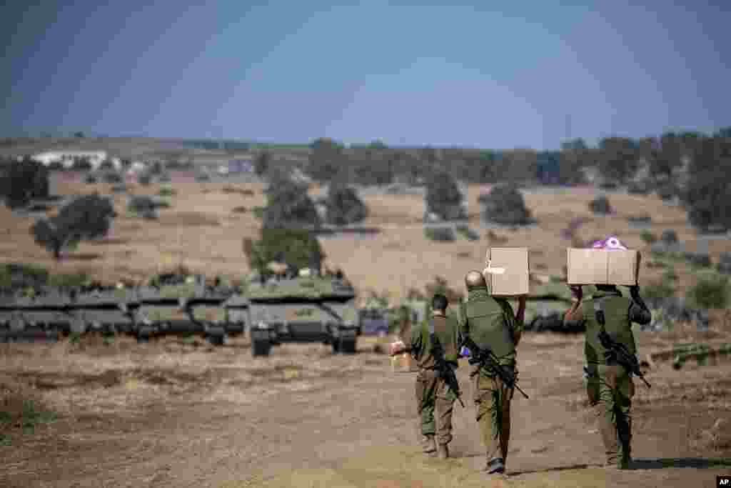 سربازان اسرائیلی در نزدیکی مرز با لبنان&nbsp; 