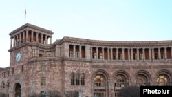 Armenia - The main government building in Yerevan, March 6, 2021.