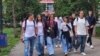 Peace Walk, Students, Sarajevo, Bosnia Herzegovina