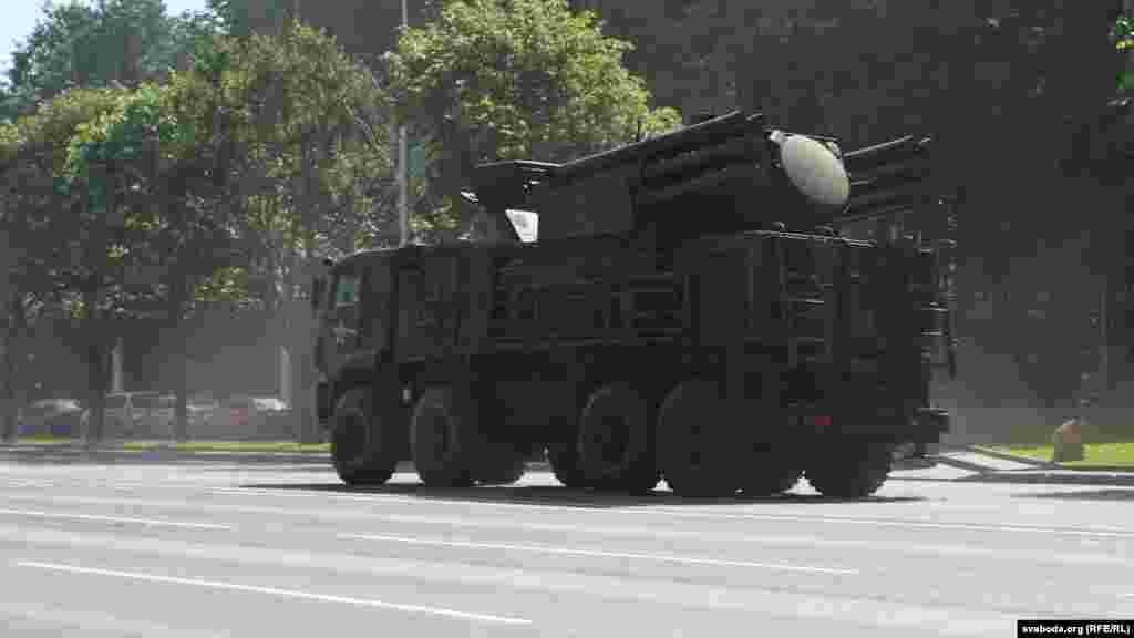 Belarus – army forces leaving the city after the military parade. Minsk 3jul2012