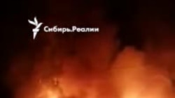 Пожар в селе Верх-Бийск, Алтай