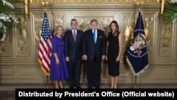 Presidenti Hashim Thaçi gjatë takimit me presidentin e SHBA-së, Donald Trump në. Fotografi nga arkivi.