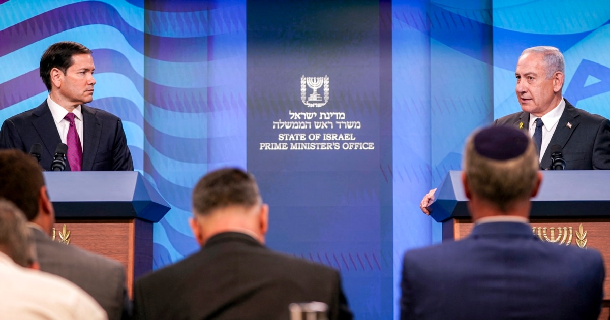 ნეთანიაჰუ რუბიოს ტრამპზე: ისრაელის საუკეთესო მეგობარი, ვინც კი ოდესმე გვყოლია თეთრ სახლში