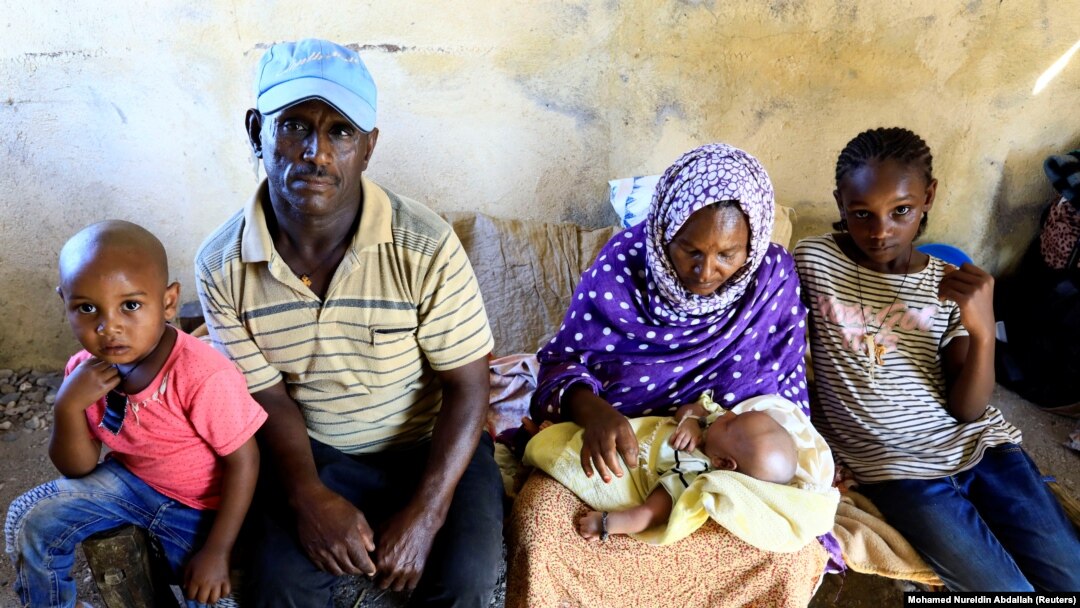Etiopske izbjeglice koje su napustile region Tigraj u kampu u Sudanu, 24. novembar