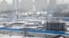 Месца замарожанай будоўлі шматфункцыянальнага комплексу «Газпром трансгаз Беларусь». 2021 год