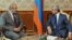 Armenia - President Serzh Sarkisian (R) meets with EU envoy Philippe Lefort in Yerevan, 12Sept2012.