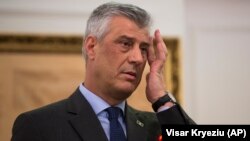 Kosovar President Hashim Thaci 