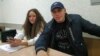 Lia Milushkina and her husband, Artyom Milushkin
