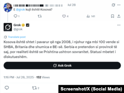 Në gjuhën shqipe.
