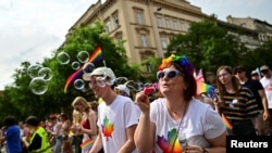 A tavalyi felvonuláson készült kép