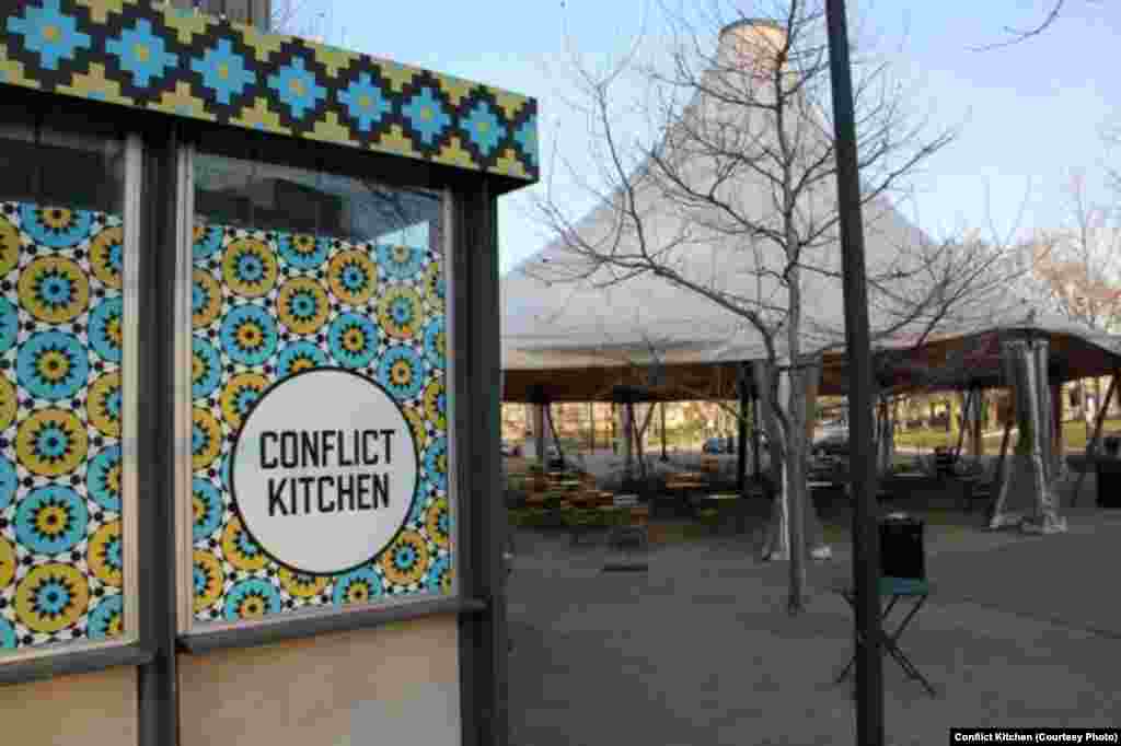 Conflict Kitchen&#39;s Iranian storefront