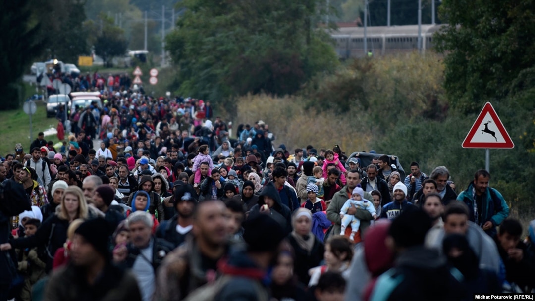 Migranti na putu za Mađarsku, 2015.