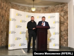 Пресконференція директора НАБУ Семена Кривоноса та керівника САП Олександра Клименка